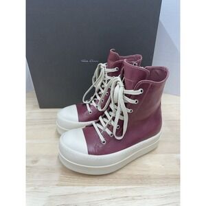 Rick Owens Size 36 Mega Bumper Leather Sneakers Shoes - NEW